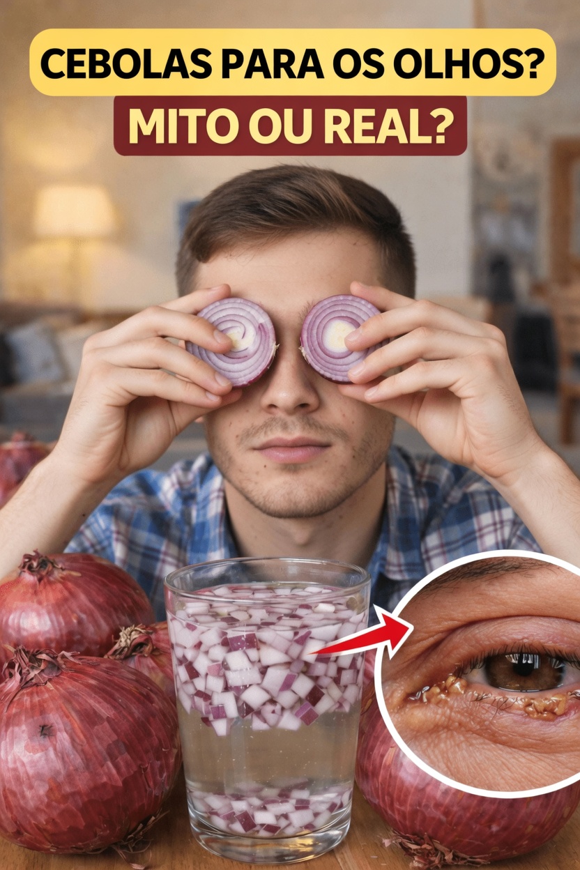 Cebola para os olhos: o remédio natural de 5 minutos que muitos estão descobrindo