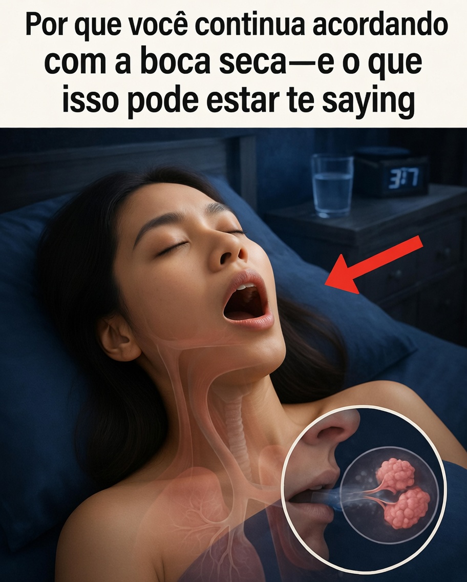Por que você continua acordando com a boca seca — e o que isso pode estar lhe dizendo