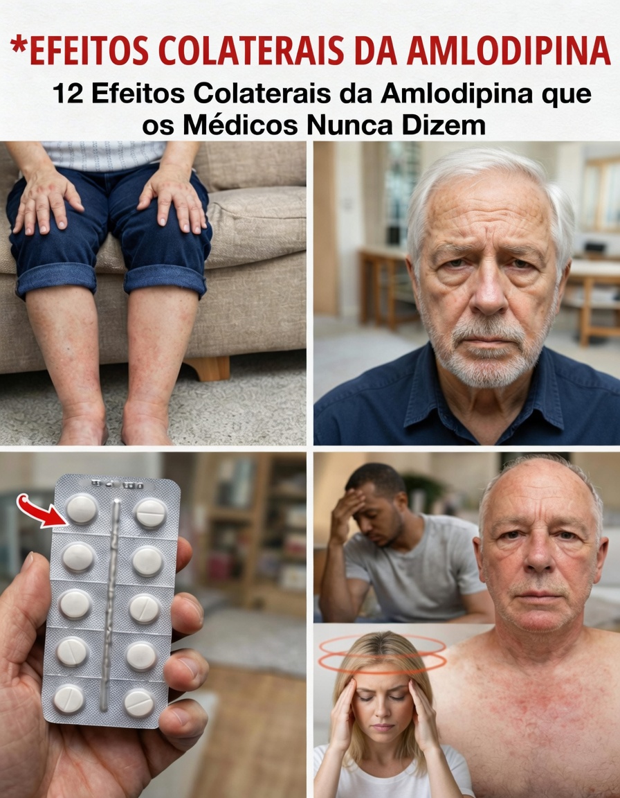 Descobrindo 12 efeitos colaterais da amlodipina que os médicos raramente destacam, mas que os pacientes vivenciam diariamente