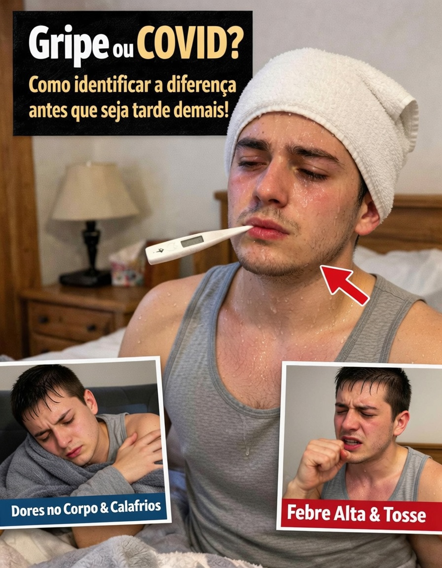 Como Diferenciar os Sintomas da Gripe e da COVID-19: Um Guia Simples para as Preocupações do Dia a Dia