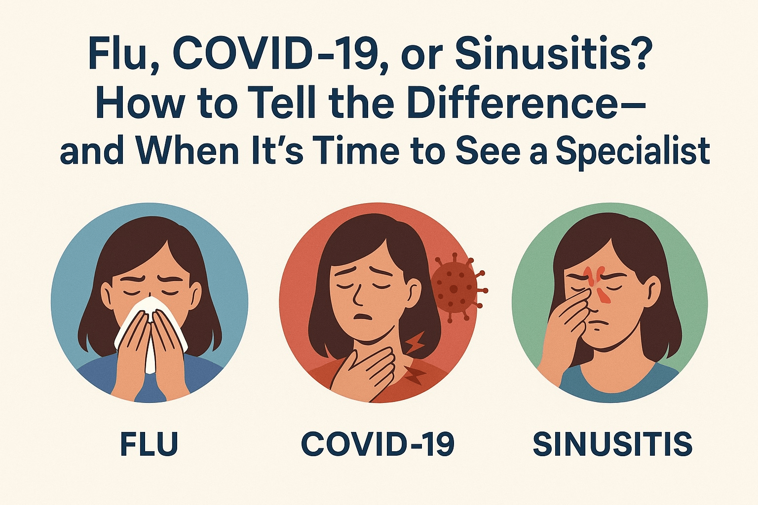 Como Diferenciar os Sintomas da Gripe e da COVID-19: Um Guia Simples para as Preocupações do Dia a Dia
