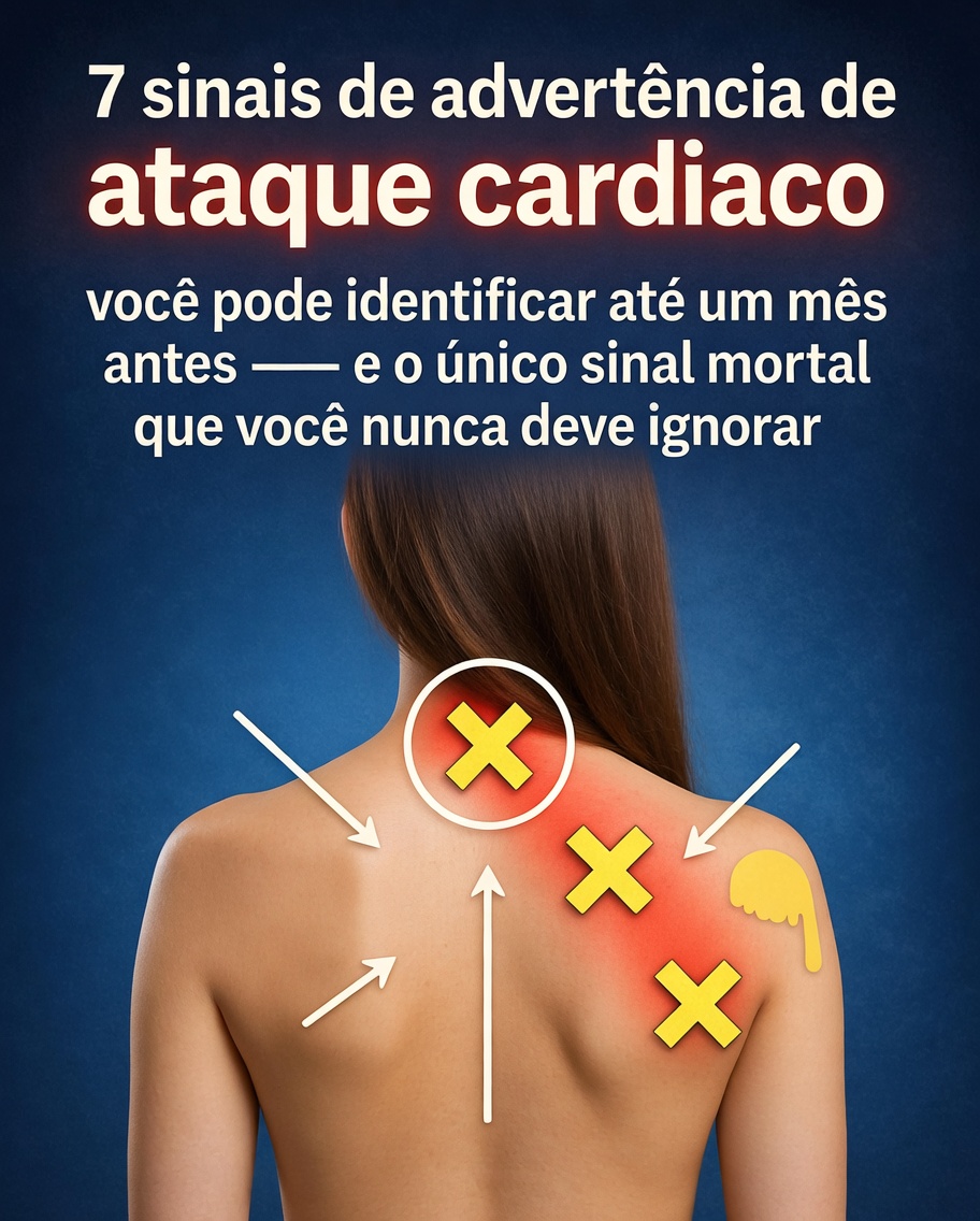 7 sinais de alerta de um ataque cardíaco que você pode perceber até um mês antes — e o sinal mortal que você jamais deve ignorar