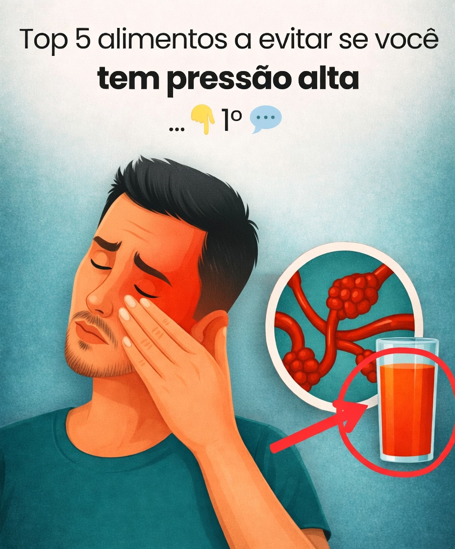 Os 5 principais alimentos a evitar se você tem pressão alta