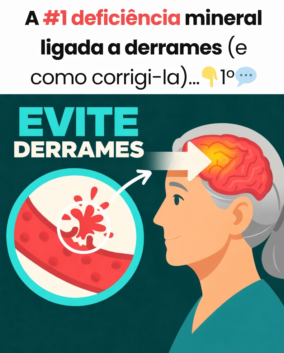 A deficiência mineral nº 1 ligada aos AVCs (e como corrigi-la)