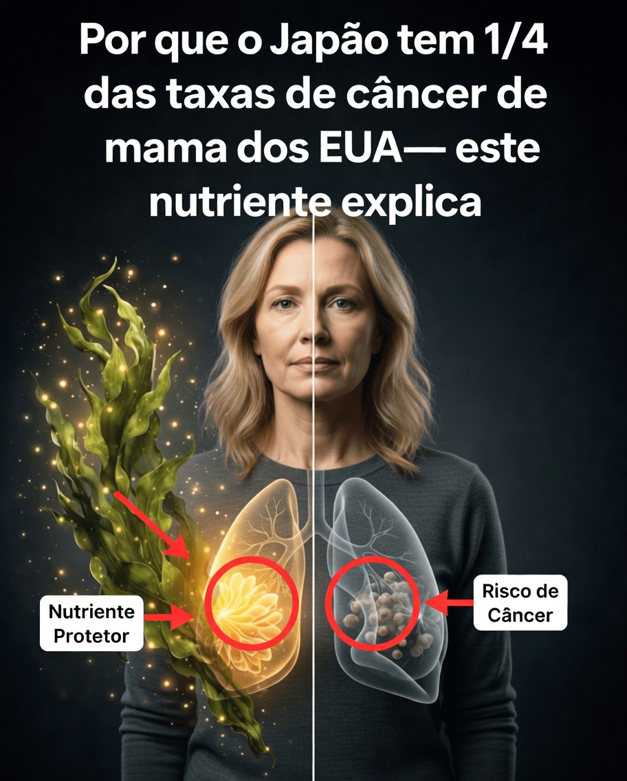 Por que o Japão tem uma taxa mais baixa de câncer de mama do que os EUA – Este nutriente faz a diferença