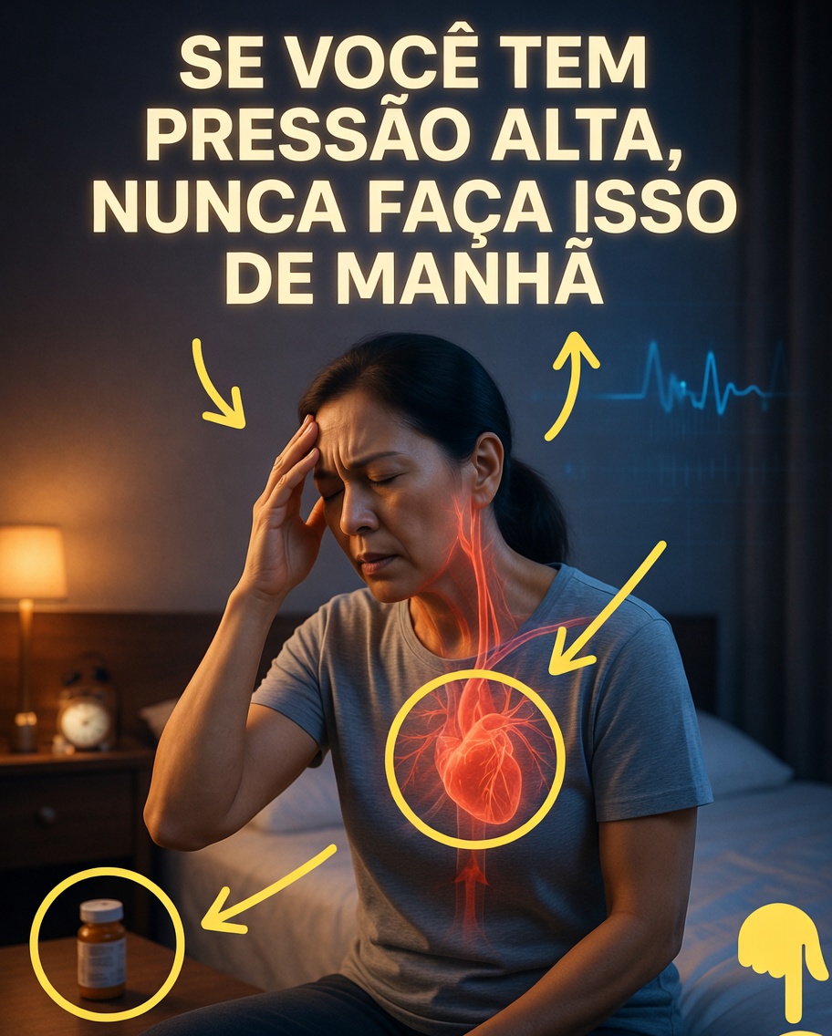 Se você tem pressão alta, NUNCA faça isso de manhã