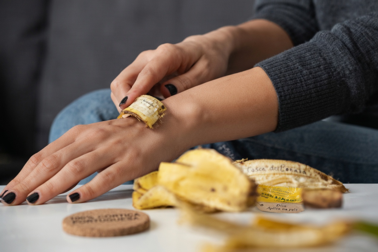 7 Maneiras Naturais de Suavizar Linhas Finas e Aumentar o Brilho da Pele com Cascas de Banana