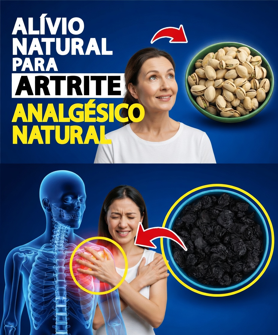 Coma Estes 3 Frutos Secos Antes de Dormir para Eliminar a Inflamação e Aliviar Rapidamente as Dores da Artrite