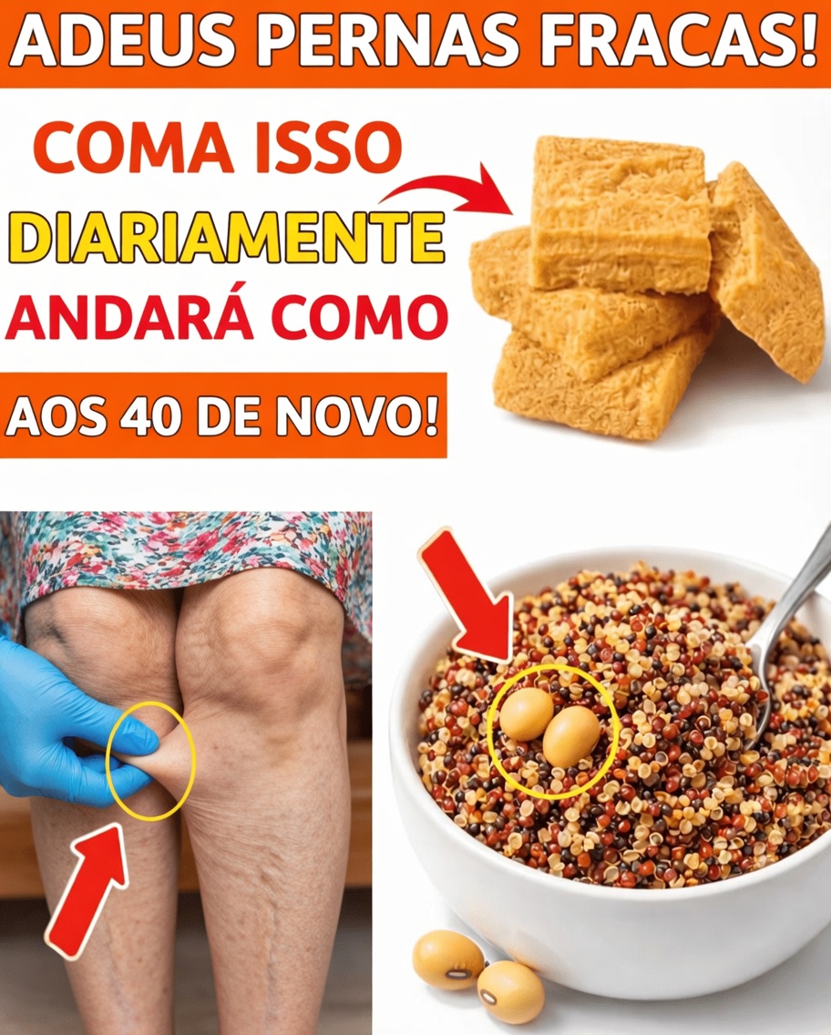 Quer Pernas Mais Fortes Mesmo Depois dos 80? Coma ISTO Todos os Dias (Dicas de Saúde para Idosos)