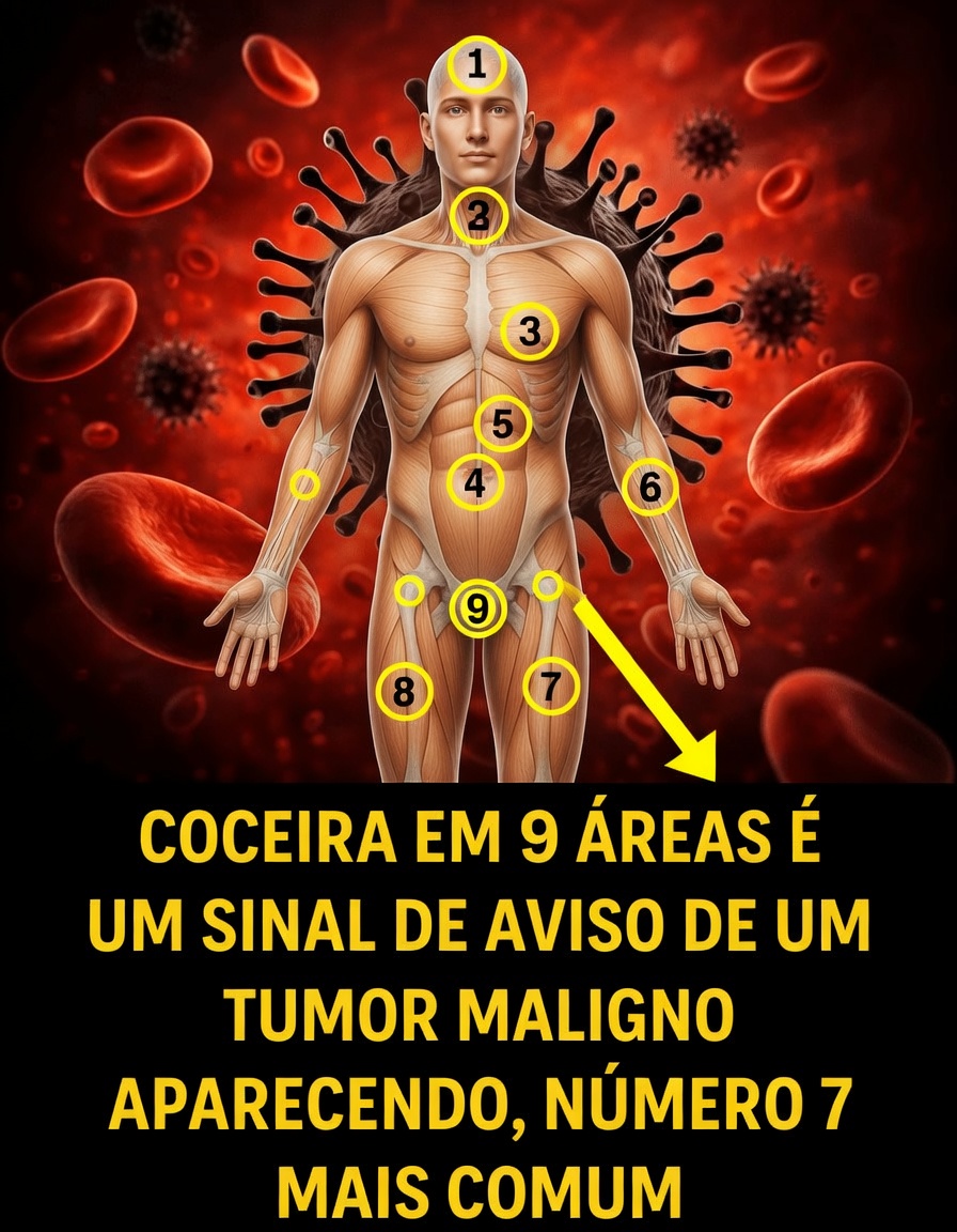 Coceira em 9 áreas: um sinal de alerta de tumores malignos, a número 7 é a mais comum