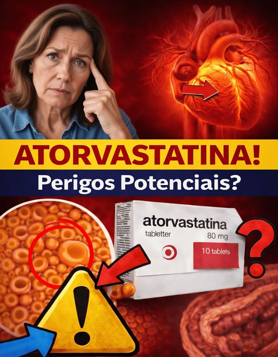 Tomando atorvastatina? 15 efeitos colaterais ocultos que você talvez não conheça