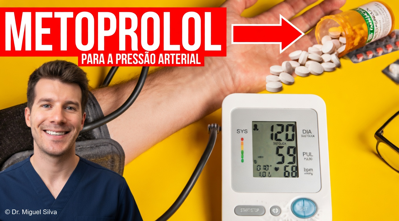 Os 10 efeitos colaterais do metoprolol que o seu médico REZA para você não descobrir