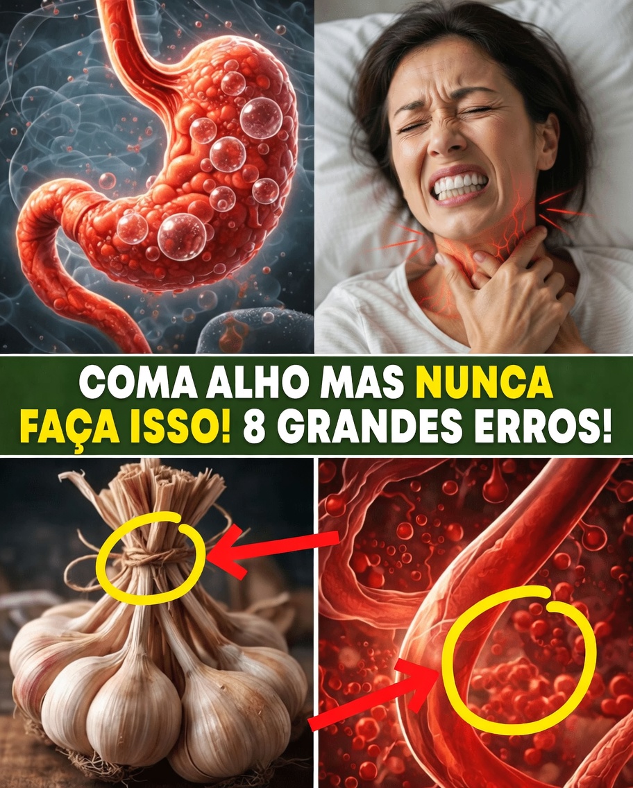 Coma alho para melhorar a saúde, mas nunca faça isto: 8 erros comuns que você deve evitar