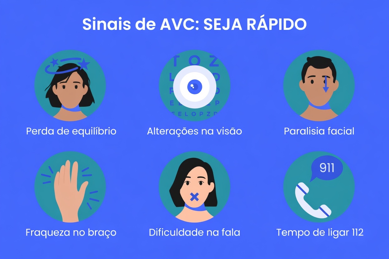 10 sinais de alerta precoce de um AVC que todos devem conhecer para agir rapidamente