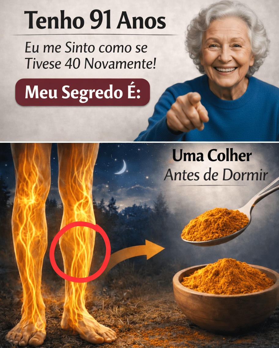 Para Idosos: Coma Isto Antes de Dormir para Ajudar a Aumentar o Fluxo Sanguíneo e Melhorar a Circulação nas Pernas e nos Pés (Por Até 24 Horas)