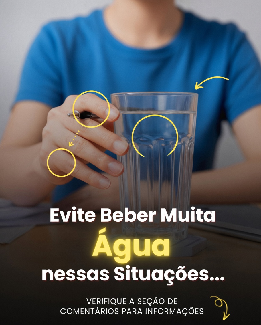 6 Momentos em que Você Não Deve Beber Muita Água e o que Fazer em Vez Disso