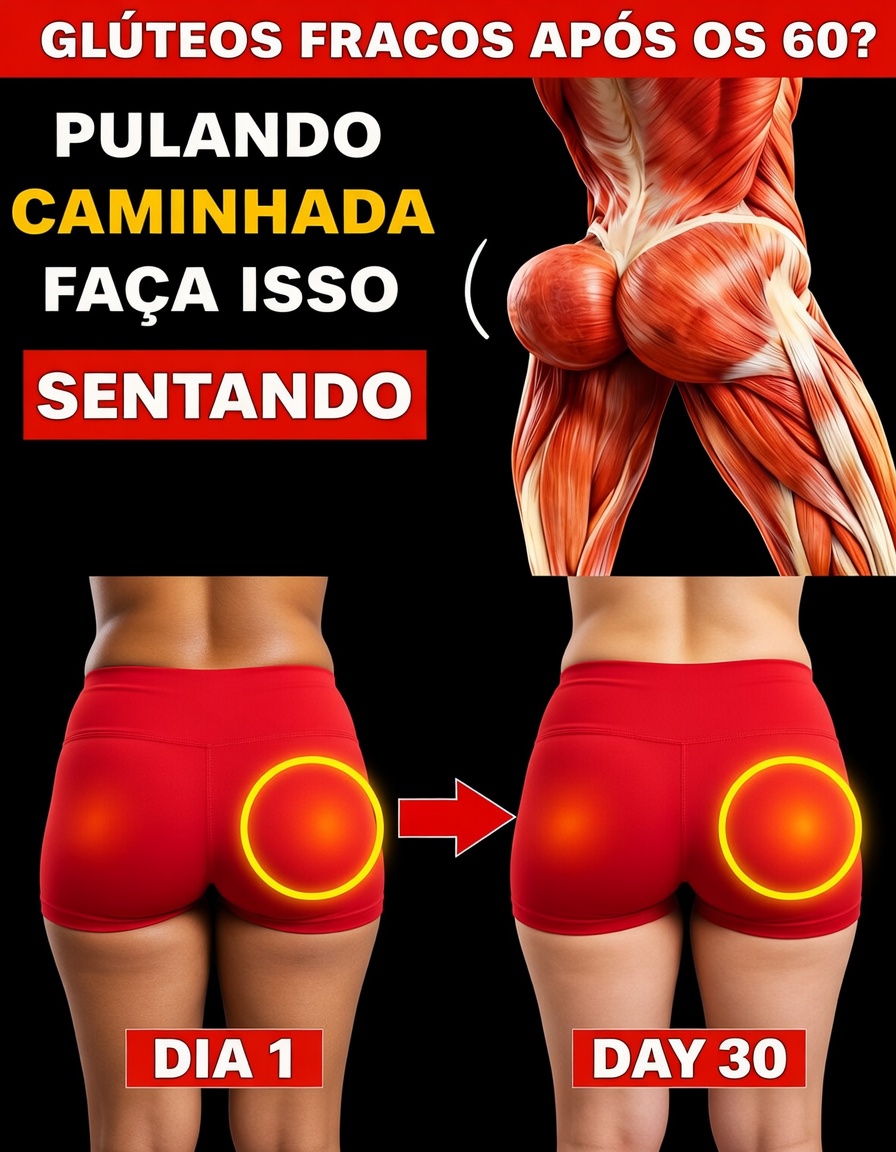 Acima dos 60 anos? 5 exercícios essenciais para fortalecer rapidamente os glúteos – e por que apenas caminhar pode não ser suficiente