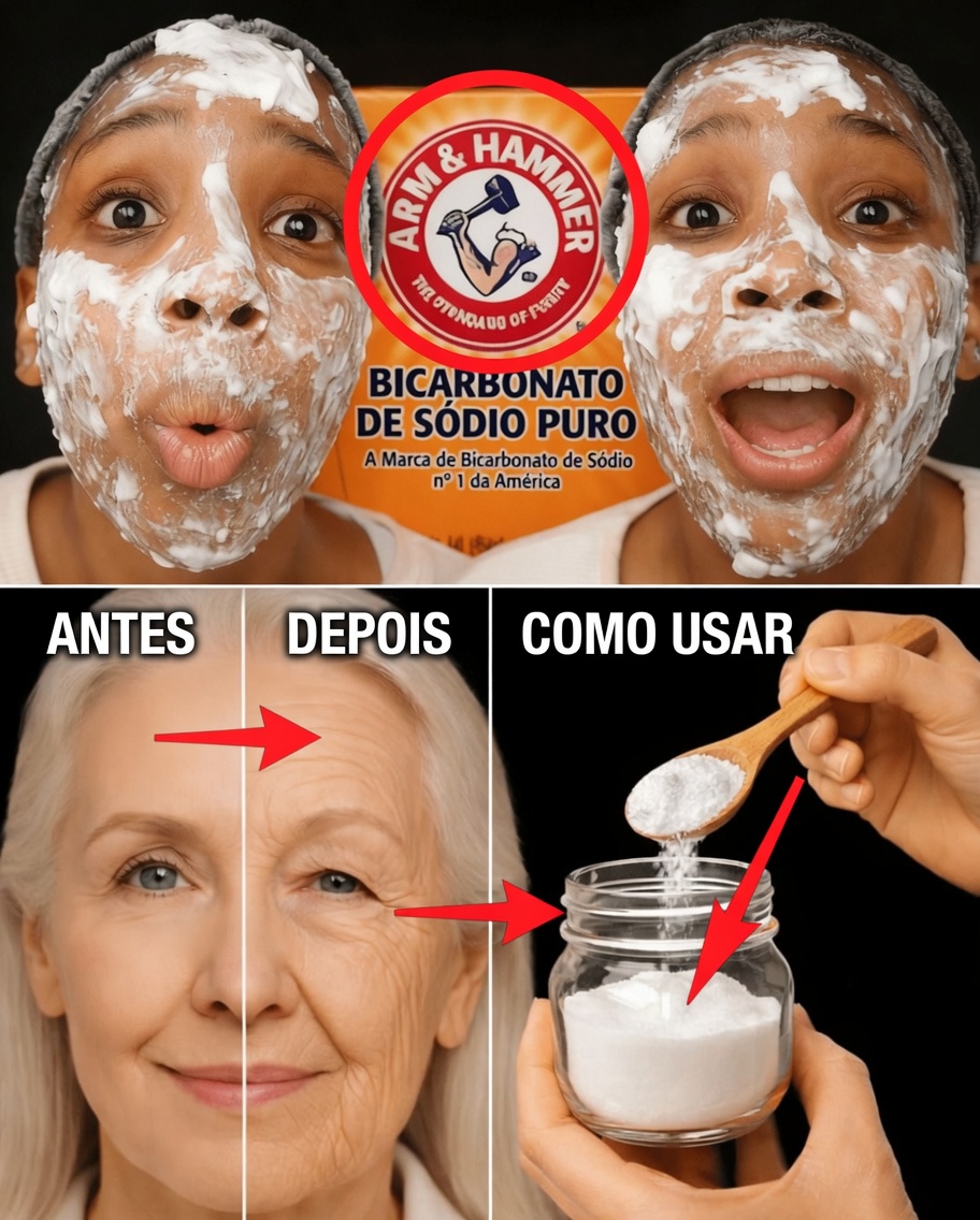 Descubra o Segredo da Pele Jovem: Creme Caseiro de Bicarbonato de Sódio Revelado – Brilhe Como se Tivesse 35 aos 65