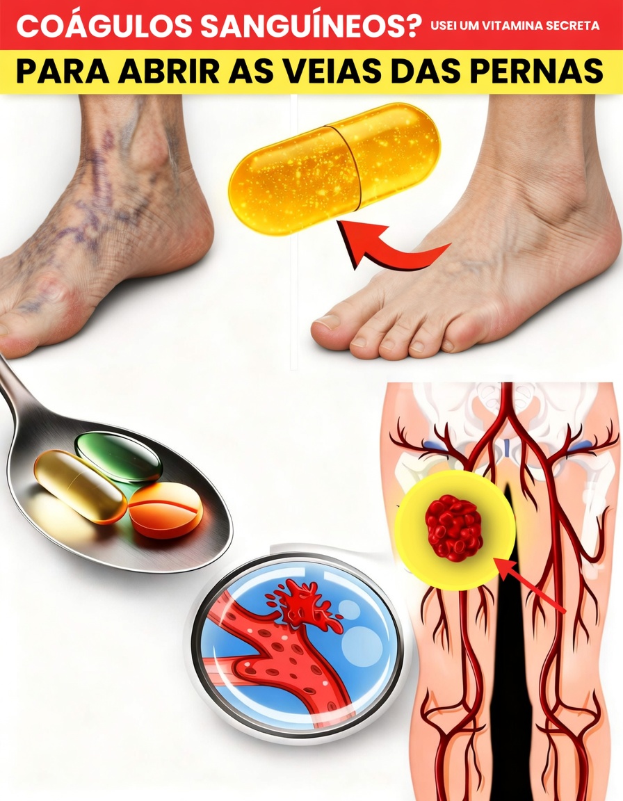 Descubra Esta Poderosa Vitamina: A Maneira Natural de Melhorar a Circulação Sanguínea nas Pernas e nos Pés Após os 50