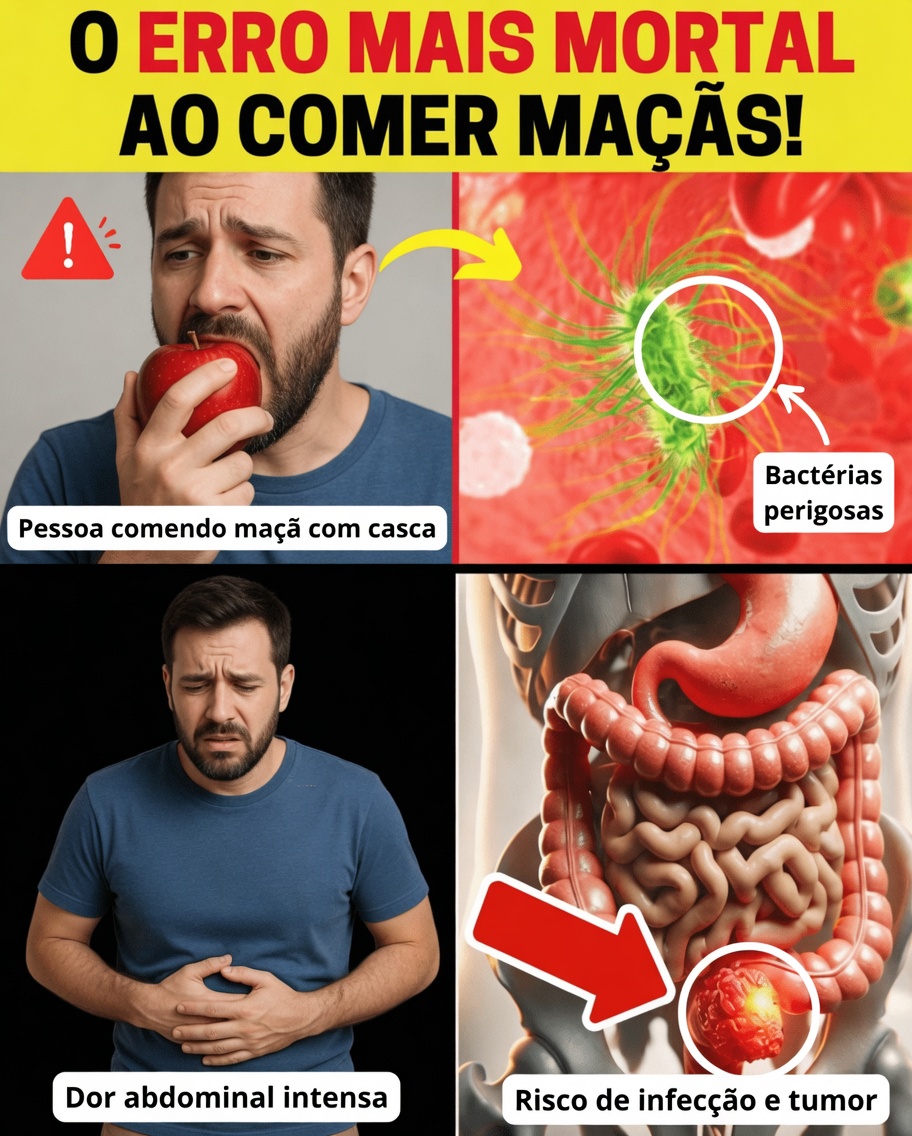 ALERTA! Nunca Cometa Estes 9 Erros ao Comer Maçã Outra Vez – Transforme Sua Saúde da Noite para o Dia!