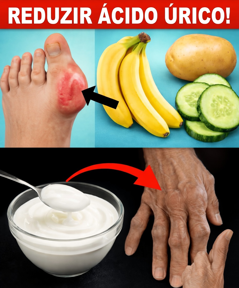 8 principais alimentos que podem ajudar a manter níveis saudáveis de ácido úrico e o conforto das articulações