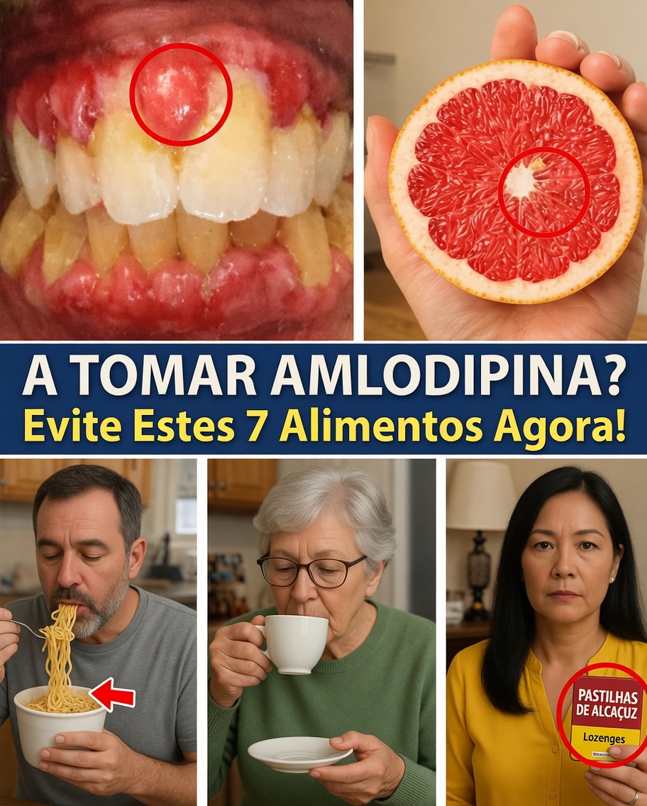 7 Alimentos que Podem Piorar os Efeitos Colaterais da Amlodipina – Trocas Inteligentes para se Sentir Melhor