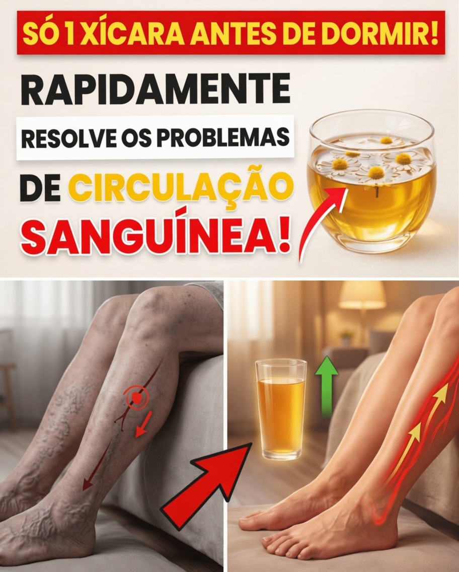 Mais de 60 anos? Médicos estão escondendo esta bebida diária que restaura a circulação nas pernas em 42% em poucas horas