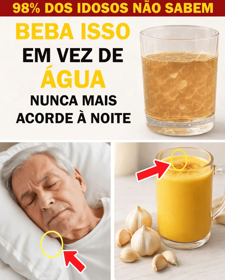 Mais de 60 anos? Beba ISTO em vez de água hoje à noite – e nunca mais veja 3h da manhã
