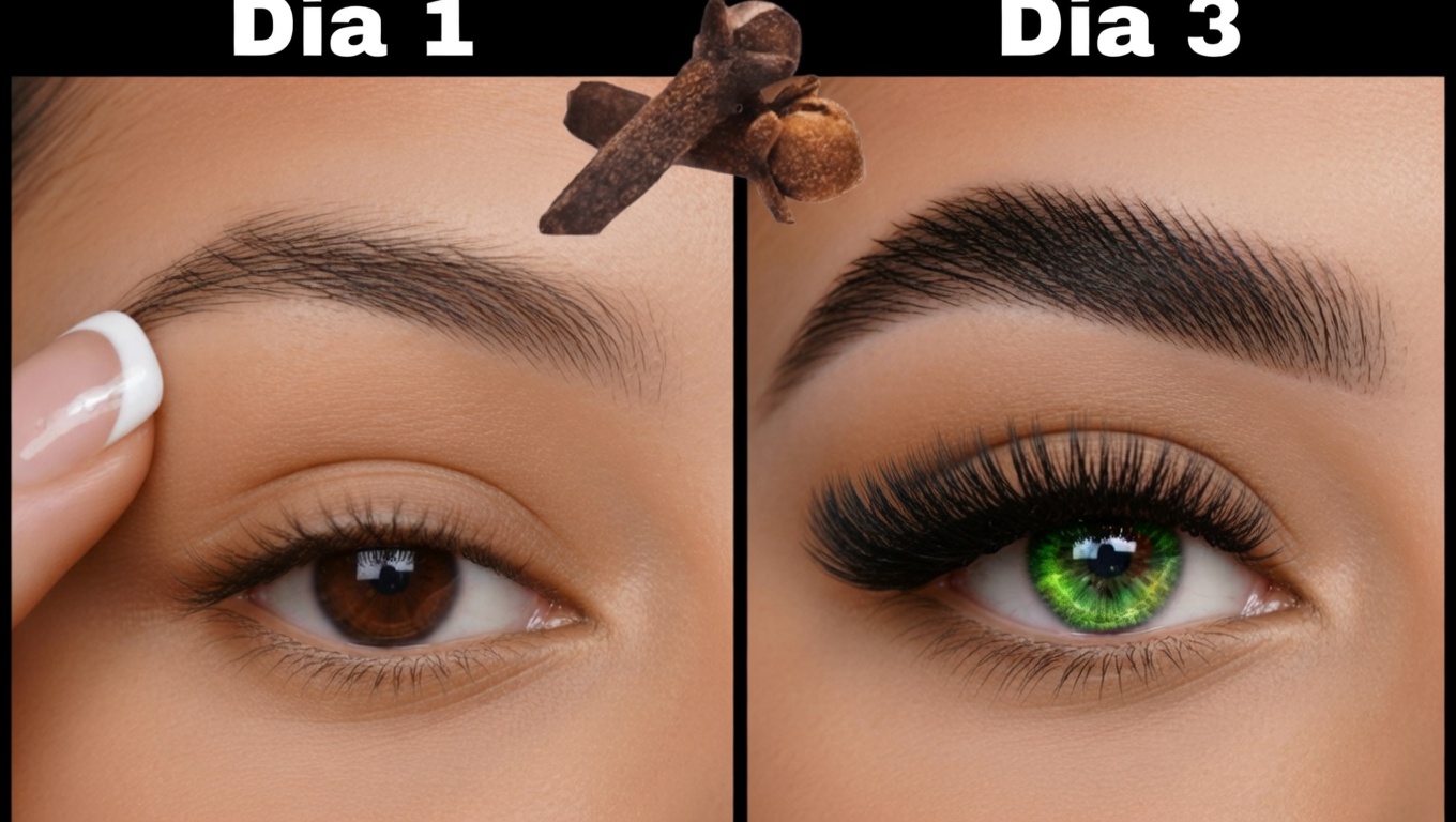 O segredo de beleza com óleo de cravo de US$ 3 que faz crescer sobrancelhas mais espessas, cílios mais fartos e cabelos mais fortes em 21 dias