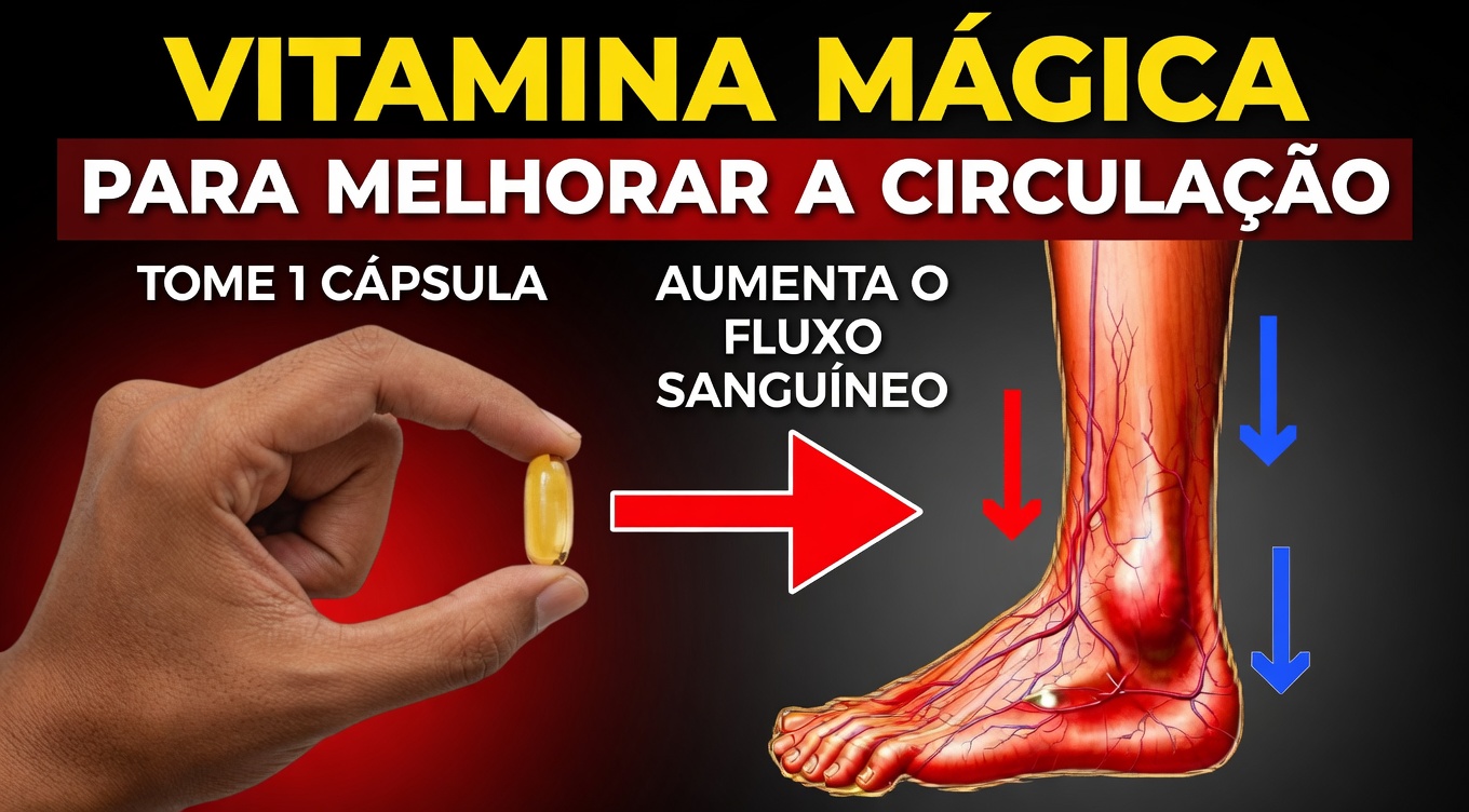 Idosos: A vitamina nº 1 para a circulação sanguínea nas pernas e pés após os 50