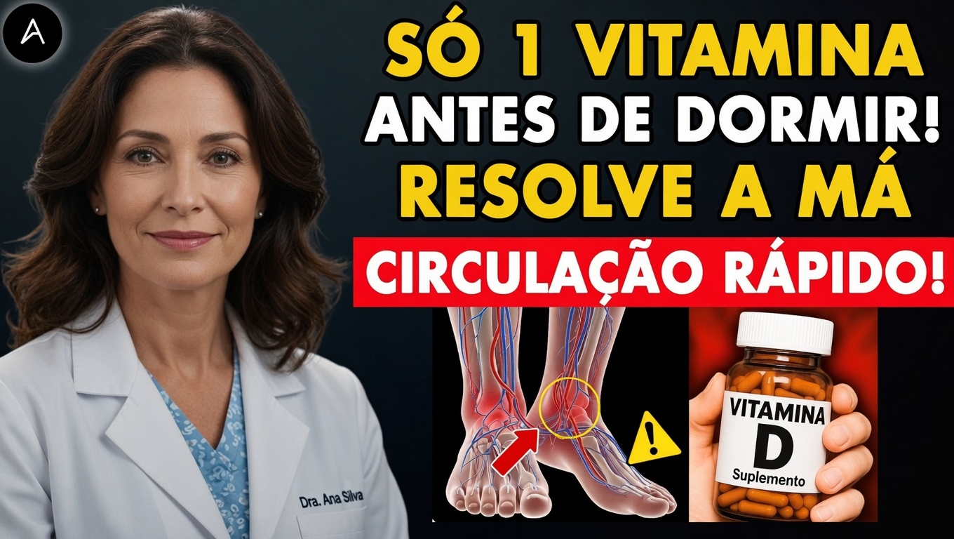Idosos: A vitamina nº 1 para a circulação sanguínea nas pernas e pés após os 50