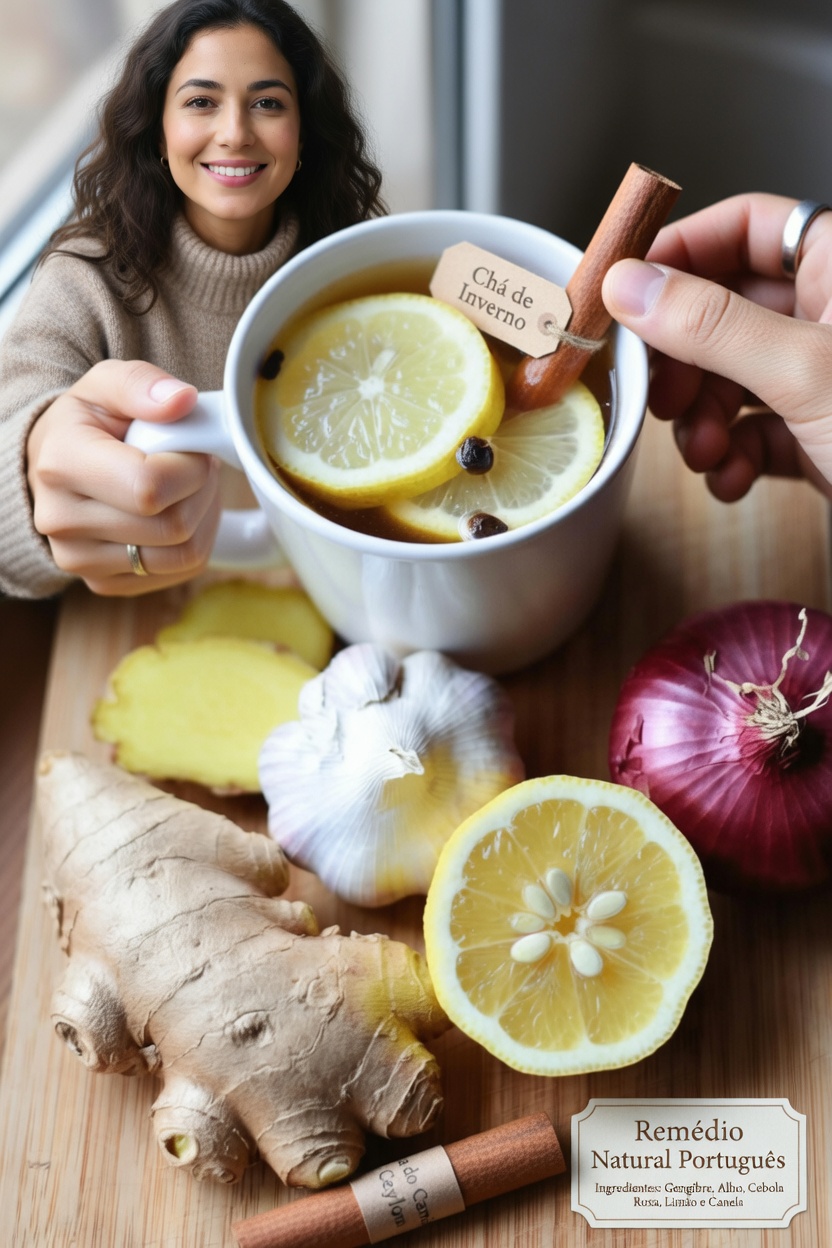 Como Fazer Esta Popular Bebida Caseira de 15 Minutos com Gengibre, Alho, Limão, Cebola, Canela e Cravo-da-Índia