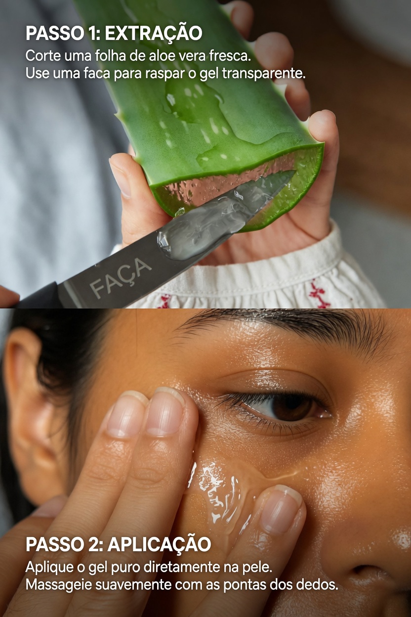 Aloe Vera para o Conforto Diário dos Olhos: Explorando Maneiras Naturais de Aliviar Vermelhidão, Ressecamento e Irritação em Casa