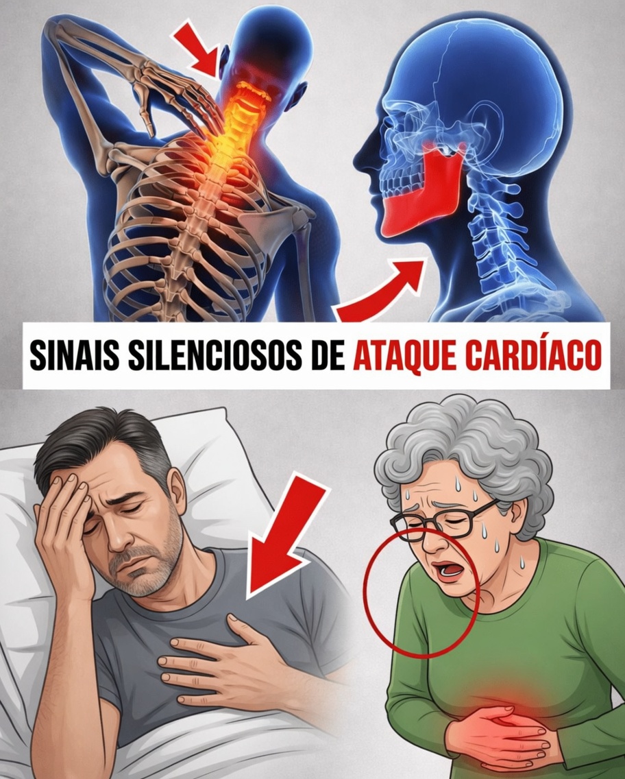 Descubra 6 sinais de um ataque cardíaco silencioso que são frequentemente ignorados pela maioria das pessoas todos os dias