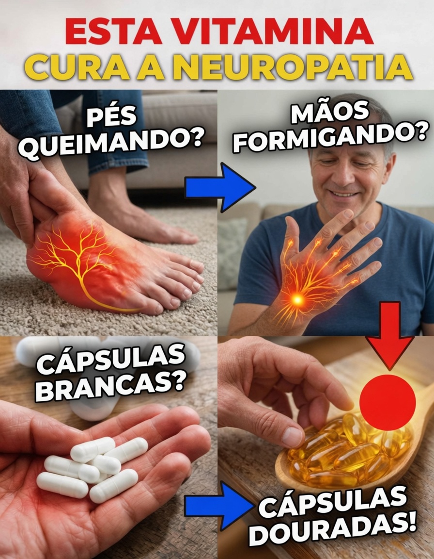 A vitamina B1 é o nutriente essencial de que você precisa para melhor suporte nervoso e conforto nas mãos e nos pés?