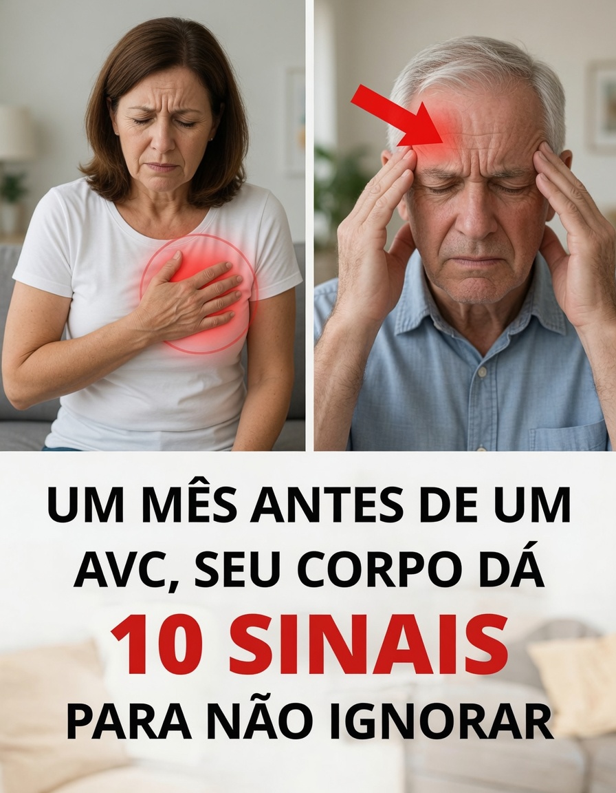 Um Mês Antes de um AVC, Seu Corpo o Alerta: 10 Sinais que Você Não Deve Ignorar