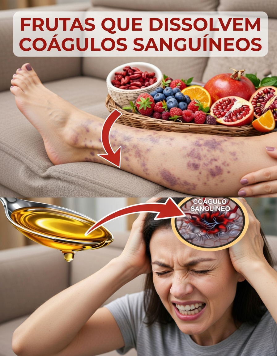 8 principais frutas que podem ajudar o seu corpo a controlar naturalmente a formação de coágulos sanguíneos