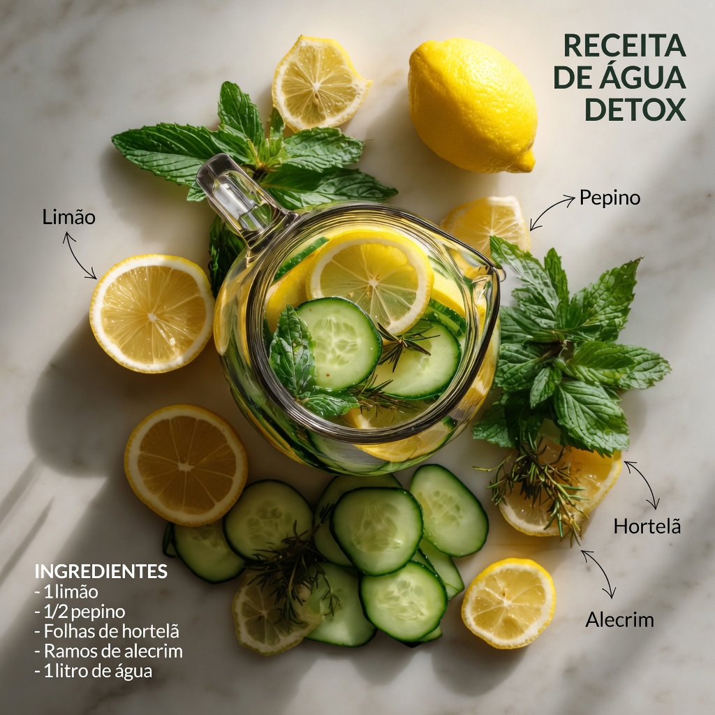 14 Razões Pelas Quais Você Deve Beber Pepino, Gengibre, Hortelã, Limão e Água Todos os Dias