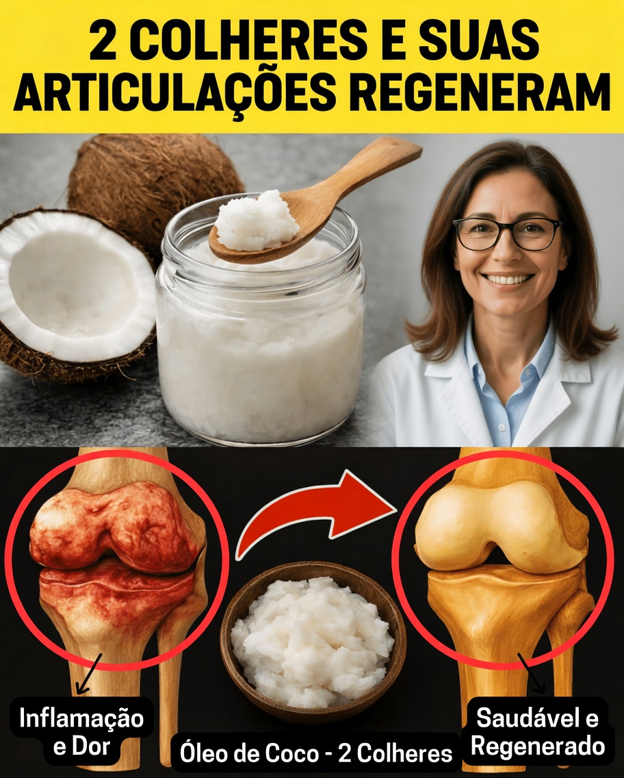 Ortopedista de 97 anos compartilha: óleo de coco e seu potencial papel no apoio à saúde da cartilagem do joelho