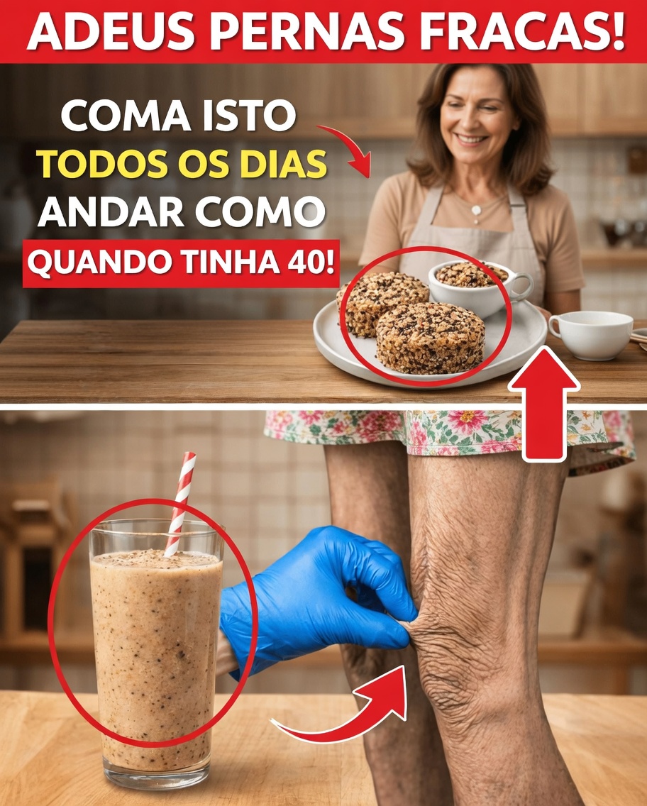 Quer Pernas MAIS Fortes Mesmo Depois dos 80? Coma ISSO Todos os Dias (Dicas de Saúde para Idosos)