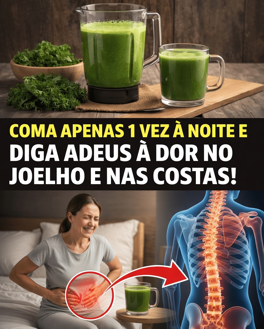 Idosos, bebam 1 copo antes de dormir: como o suco de salsão e couve pode favorecer o conforto matinal