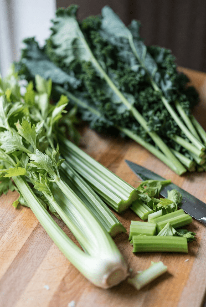 Idosos, bebam 1 copo antes de dormir: como o suco de salsão e couve pode favorecer o conforto matinal