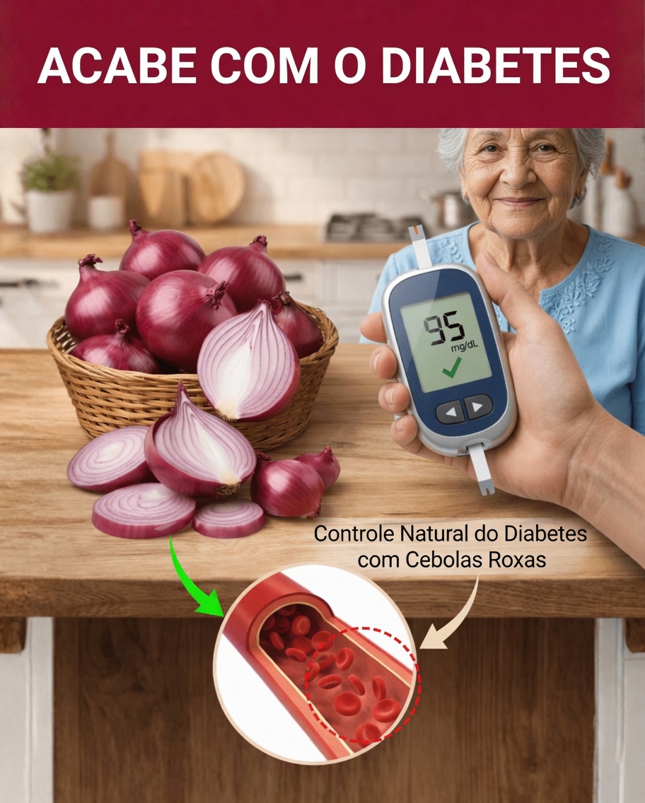 Por que as cebolas roxas merecem atenção no controle da glicose no sangue