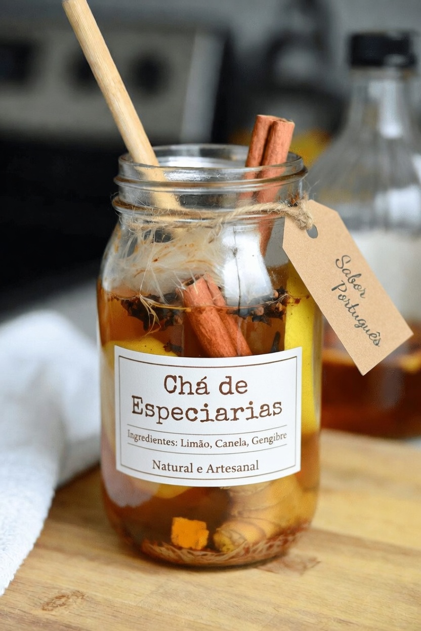 Como Fazer Shots de Tônico Mestre Tudo em Um (Fire Cider) com Vinagre de Maçã e Especiarias