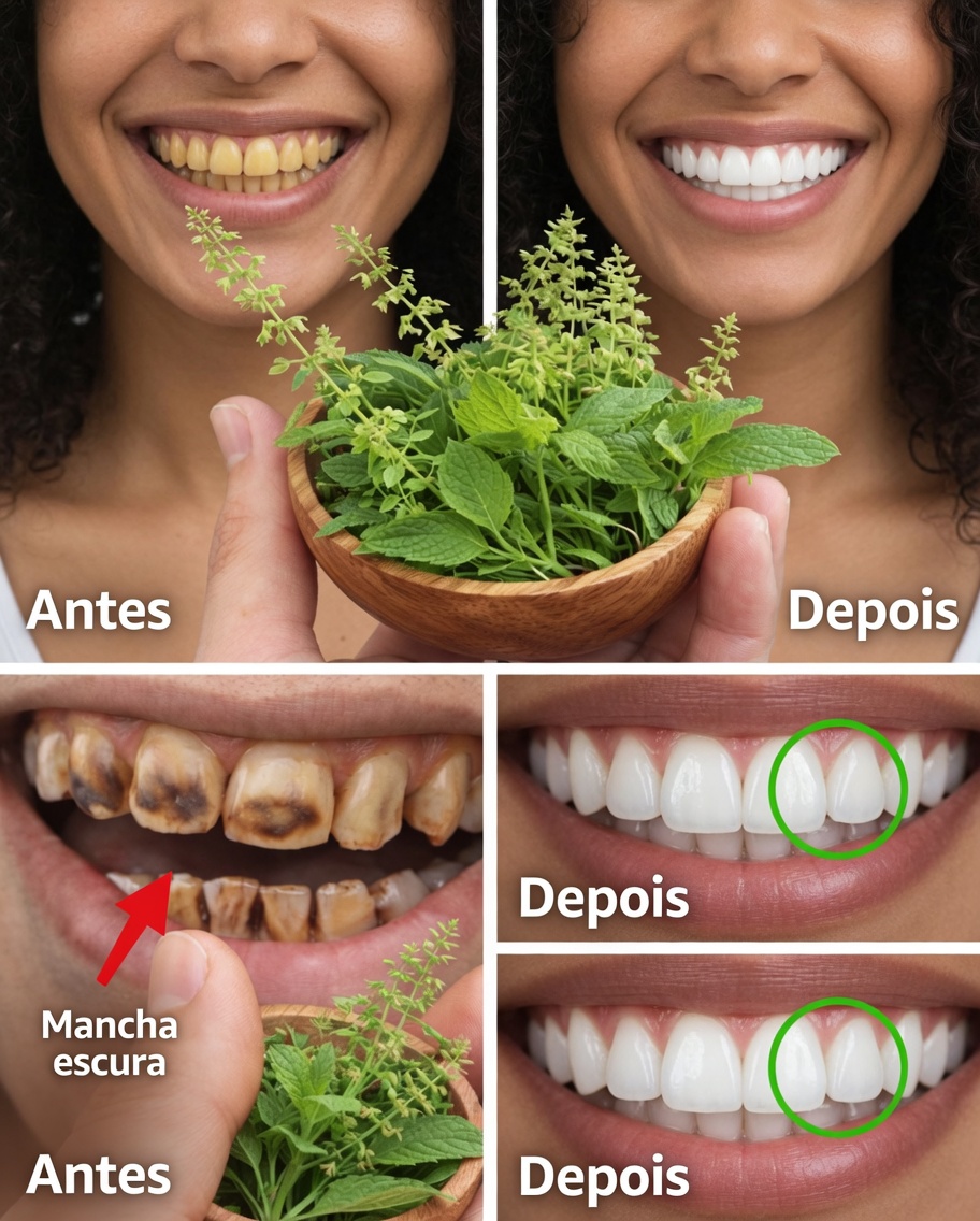Manjericão-sagrado (Tulsi) para a saúde bucal: remédio natural para cáries, problemas gengivais, mau hálito e dentes mais fortes