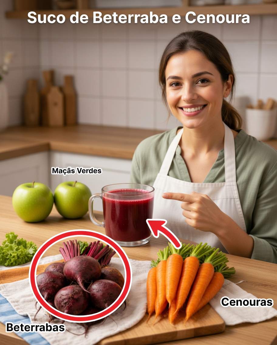 Elimine a anemia, restaure a sua visão e limpe o fígado gorduroso com este delicioso suco feito com estes 3 ingredientes naturais