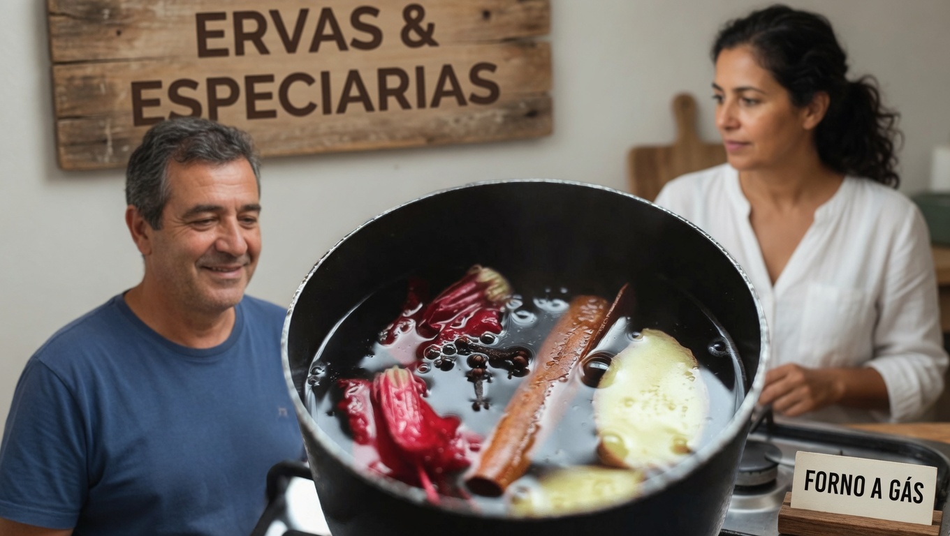 Descubra o Reconfortante Ritual do Chá de Hibisco com Gengibre, Canela, Cravo e Limão