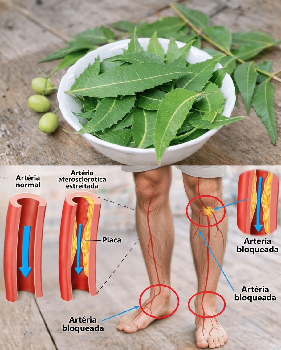 Descubra como as folhas de nim podem ajudar no controle da glicemia, da pressão arterial, da dor, do colesterol e da circulação