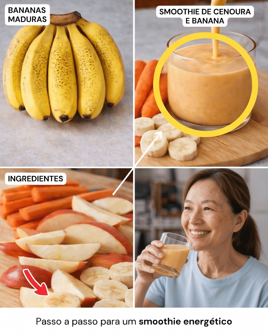 Descubra uma Simples Receita de Suco de Cenoura e Banana que é Saudável e Deliciosa para o seu Dia a Dia