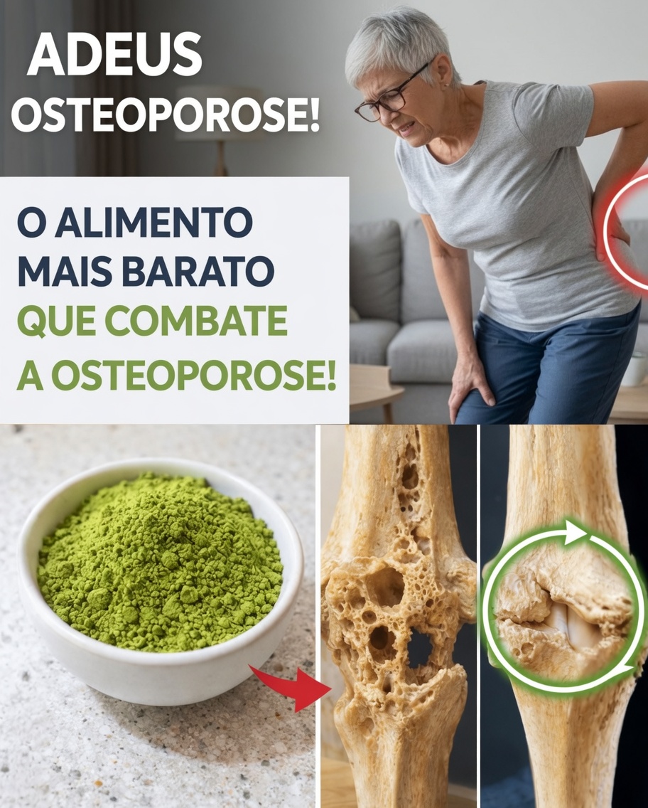 A comida mais barata para combater a osteoporose após os 60 anos — a maioria dos idosos a ignora!